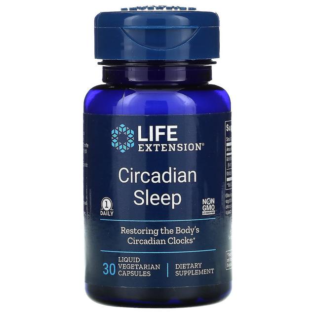 Life Extension, Circadian Sleep, 30 Liquid Vegetarian Capsules on Productcaster.