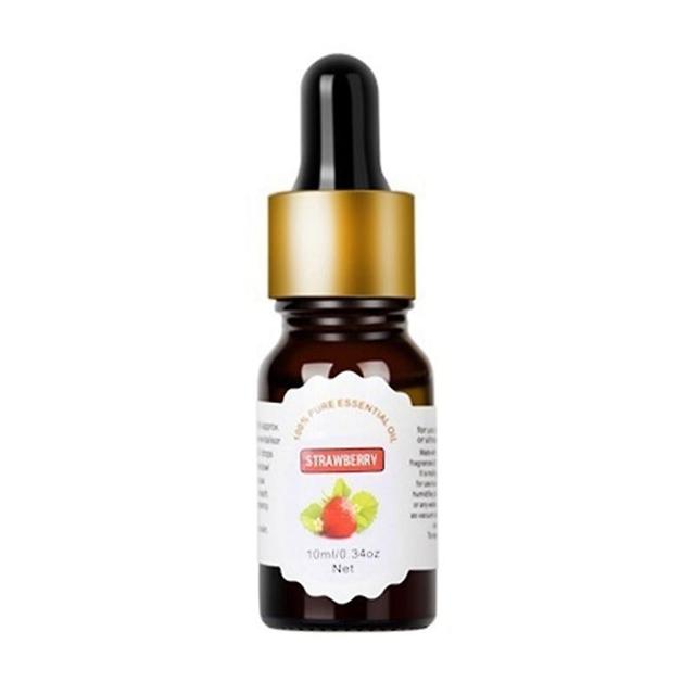 12 Styles Essential Oil Relieve Stress Natural Water-soluble Flower Fruit 04 Strawberry on Productcaster.