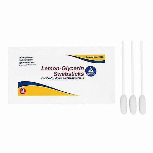 Dynarex Lemon Glycerin Swabsticks, Count of 1 (Pack of 1) on Productcaster.