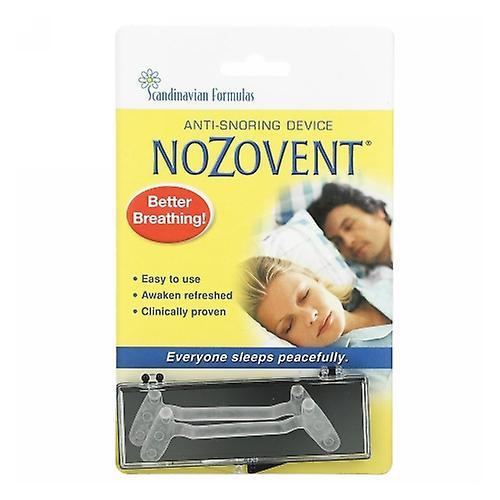 Scandinavian Formulas Nozovent Anti-Snoring Device, 2 ct (Pack de 1) on Productcaster.