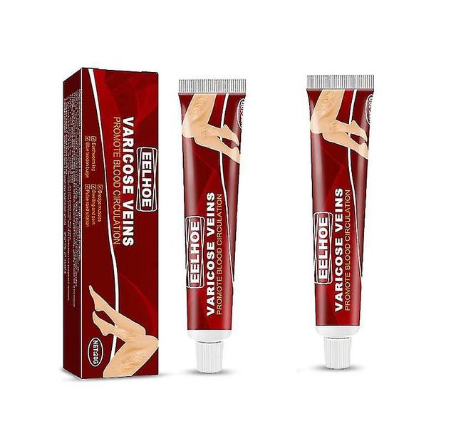 Vein Massage Varicose Ointment Relieves Leg Vascular Swelling Calf Swelling Earthworm Leg Vein Massage Ointment 2PCS on Productcaster.