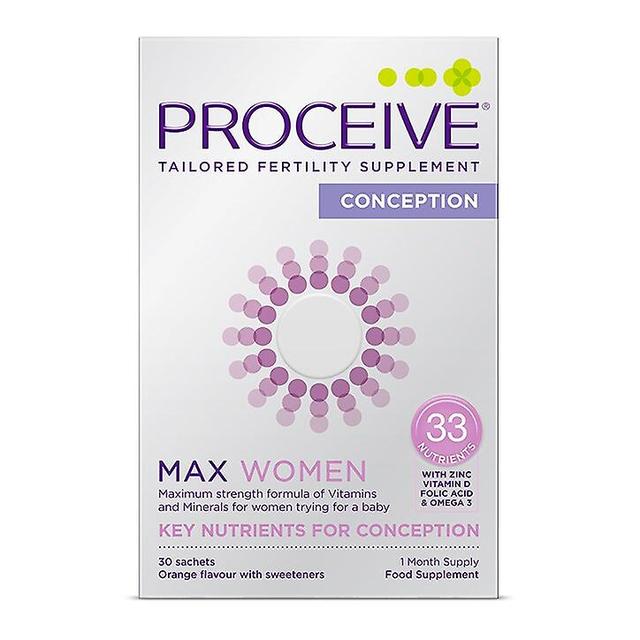 Proceive Max Women Advanced Fertility Supplement 30 poser on Productcaster.