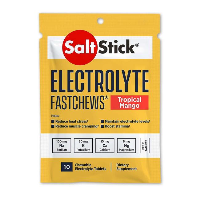 SaltStick Electrolyte FastChews - Pack of 10 - Tropical Mango on Productcaster.