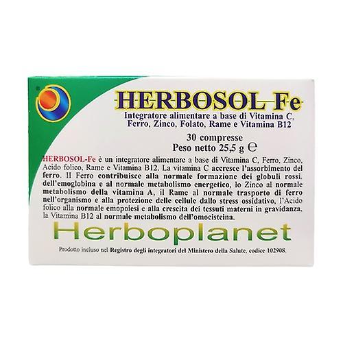 Herboplanet Herbosol-usko, punasolujen muodostuminen 30 tablettia on Productcaster.