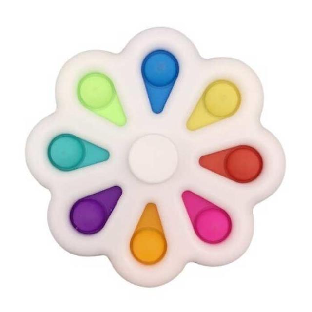 Stuff Certified Stuff Certified Pop It - Fidget Anti Stress Toy Bubble Toy Silicone Rainbow on Productcaster.