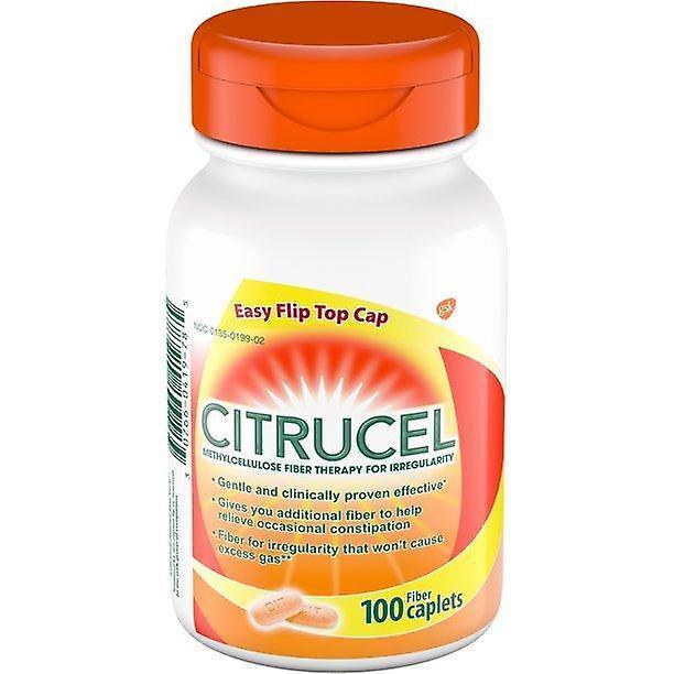 Citrucel caplets fiber therapy for occasional constipation relief, 100 count on Productcaster.