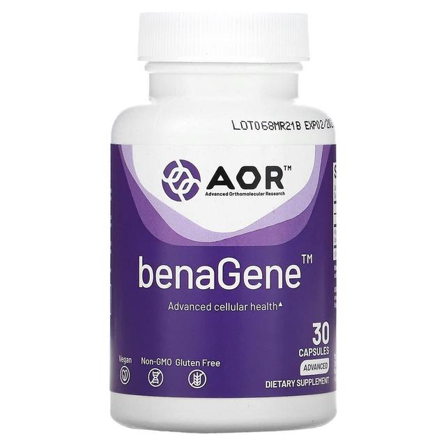 Advanced Orthomolecular Resear Advanced Orthomolecular Research AOR, BenaGene, 30 Capsules on Productcaster.