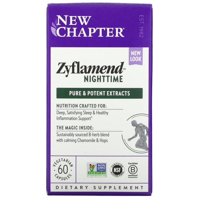 New Chapter, Zyflamend Nighttime, 60 Vegetarian Capsules on Productcaster.