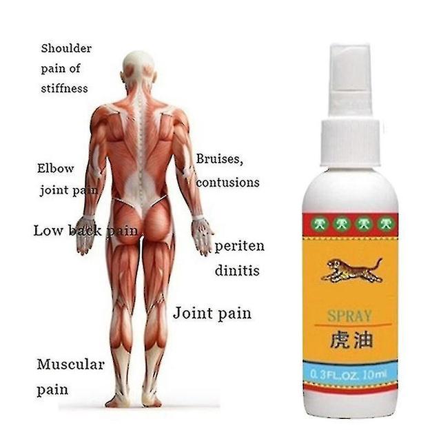 Tiger Oil Joint Spine Lumbar Pain Relief Muscles Active Sprain Spray Lumbar Pain 10ml on Productcaster.