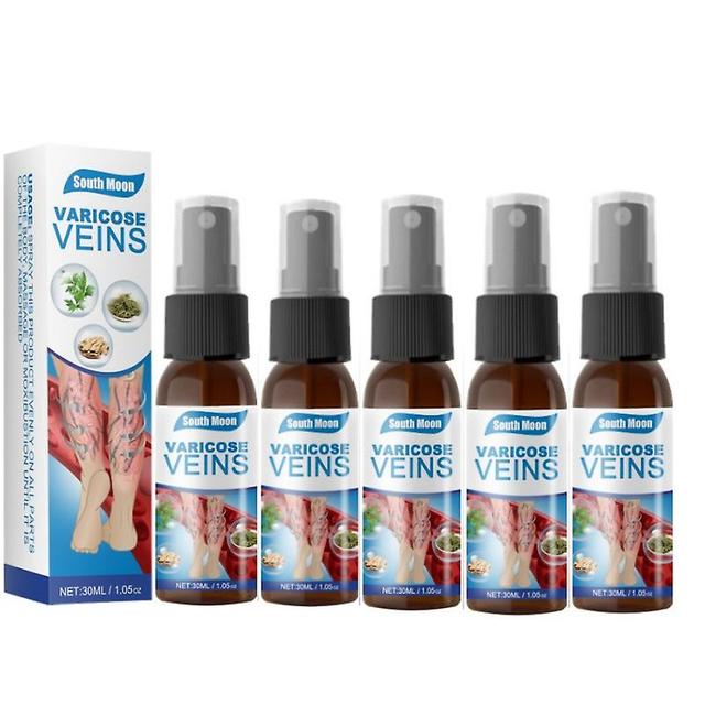 1/3/5pcs Varicose Vein Spray For Legs - Improves Blood Circulation, Reduces Spider Veins And Heaviness 3pcs on Productcaster.