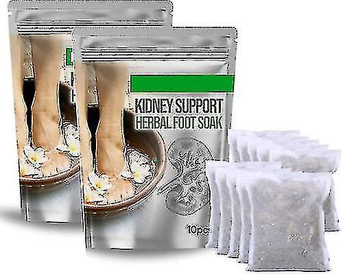 Herbal Foot Bath Pack, Lymphatic Drainage Ginger Foot Bath 20Pcs on Productcaster.