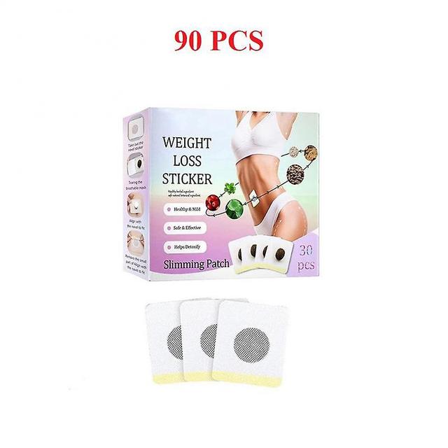 60/90 Pcs Slimming Navel Sticker Weight Lose Products Slim Patches Burning Fat Patches Body Shaping Slimming 90pcs on Productcaster.