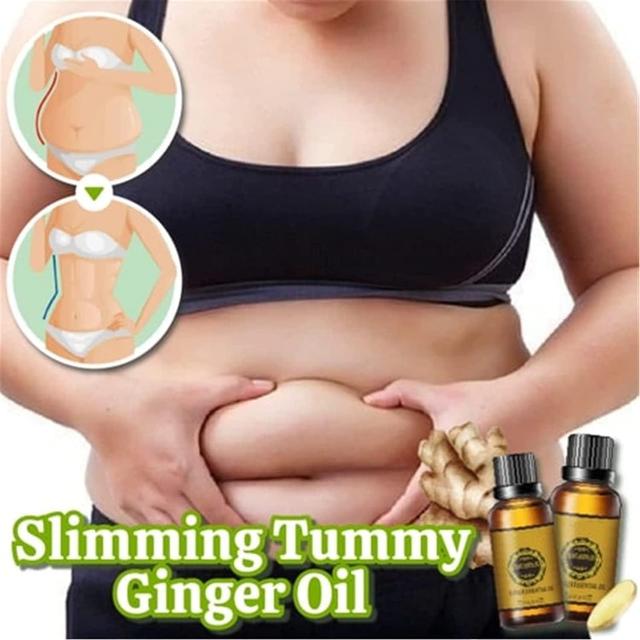 10ml Slimming Tummy Ginger Oil, Belly Drainage Ginger Oil Skin Pores Ginger Aromatherapy Massage Oil, Hatic Drainage Ginger Oil, Natural Drainage G... on Productcaster.