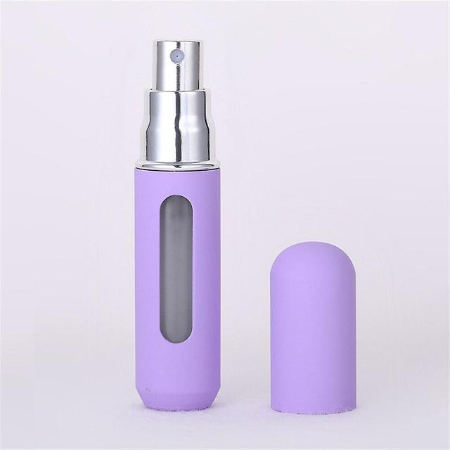 5ml Candy Color Mini Perfume Refill Bottle Sub-bottling Liquid Cosmetics Containers Spray Refillable Bottle Atomizer For Travel purple Atomizer on Productcaster.