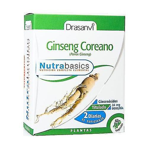 Drasanvi Nutrabasics Korean Ginseng 60 capsules on Productcaster.