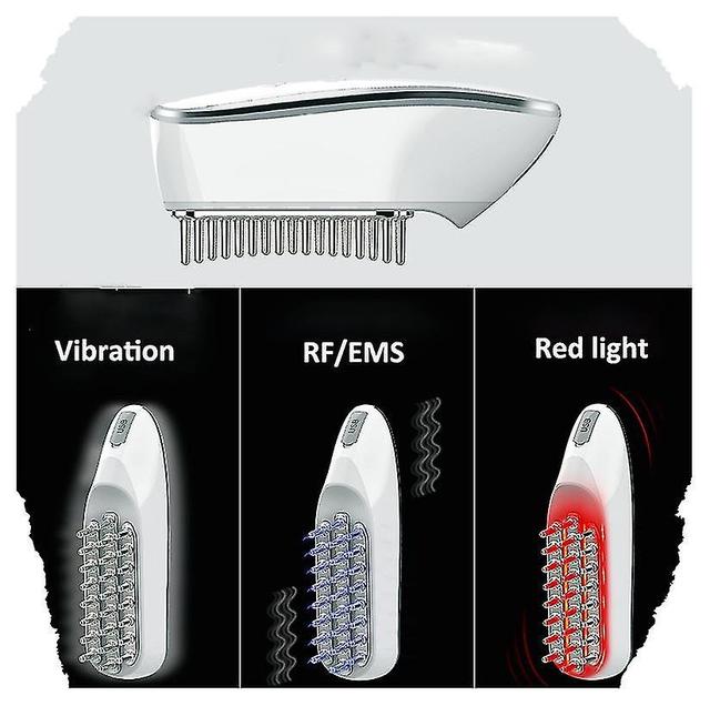 Rf Red Light Therapy Ems Electric Laser Hair Growth Comb Anti Hair Loss Anxiety And Stress Relief Sc on Productcaster.