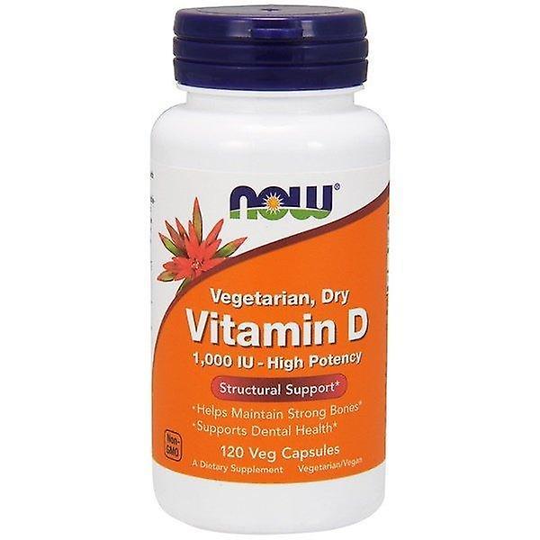 Now Foods, Vitamin D, High Potency, 1,000 IU, 120 Veg Capsules on Productcaster.