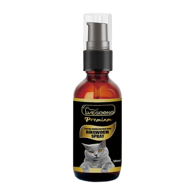 wirlsweal 30ml Cat Mite Spray Mild Ingredients Quick Absorption Improving Immunity Itching Non-irritating Cat Moss Care Spray Agent Pet Supply on Productcaster.