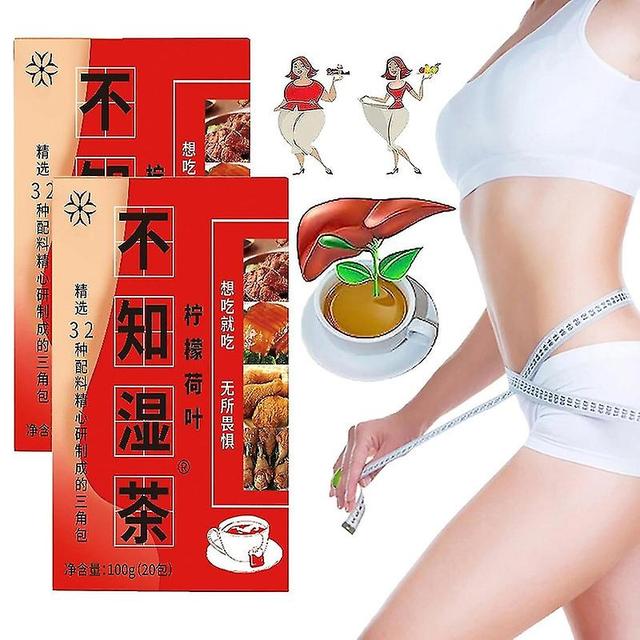 ylmyFit 32 Flavors Liver Care Tea, Dampness Removing Tea, Health Liver Care Tea, Liver Detox Liver Clearing 2 Boxes on Productcaster.