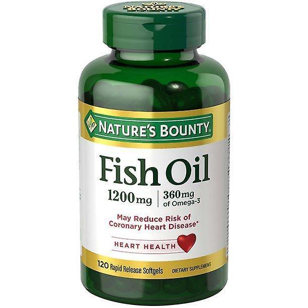 Natures Bounty Naturens bounty fiskolja snabb frisättning softgels, 1200 mg, 120 ct on Productcaster.