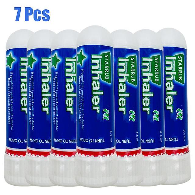 Qian 3/5/7/9pcs Nasal Essential Oils Rhinitis Mint Cream Refresh Nose Cold Cool Chinese Natural Herbal Ointment Nasal Inhaler 7pcs on Productcaster.