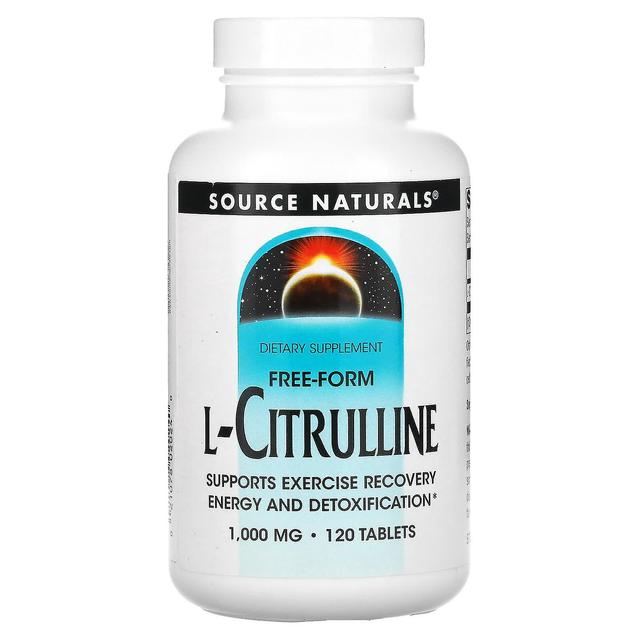 Source Naturals Fonte Naturals, L-Citrulina, Forma Livre, 1.000 mg, 120 Comprimidos on Productcaster.