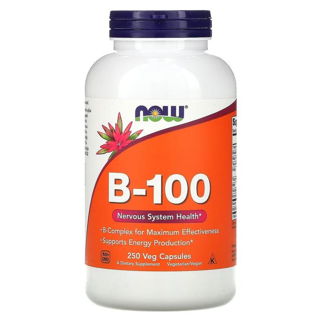 NOW Foods, B-100, 250 Veg Capsules on Productcaster.