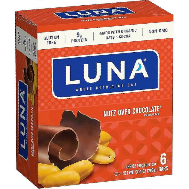 Luna Bar Luna nutz over chocolate nutrition bars, 6 ea on Productcaster.