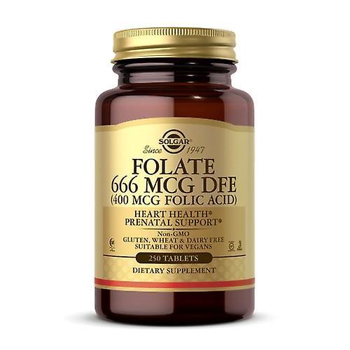 Solgar Folic Acid,400 mcg,250 Tabs (Pack of 2) on Productcaster.