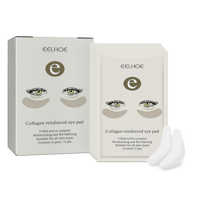 GZMYSM Collagen Eye Pads With Hyaluronic Acid + Highlight Active Ingredients Eye Pads Activates Collagen Formation Free From Silicones, Par --A 1pc on Productcaster.