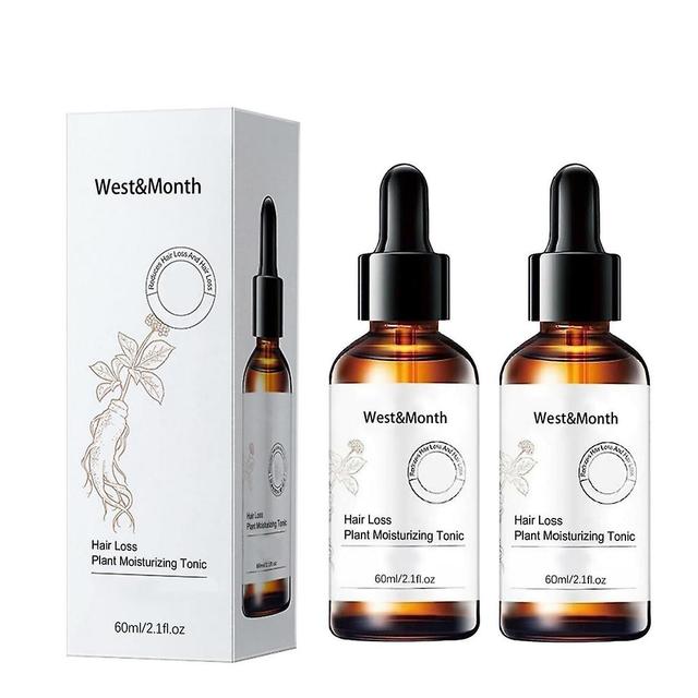 2pcs Ginseng Extract Fast Hair Growth Loss Serum Essential Oil Anti Preventing Hair Loose on Productcaster.