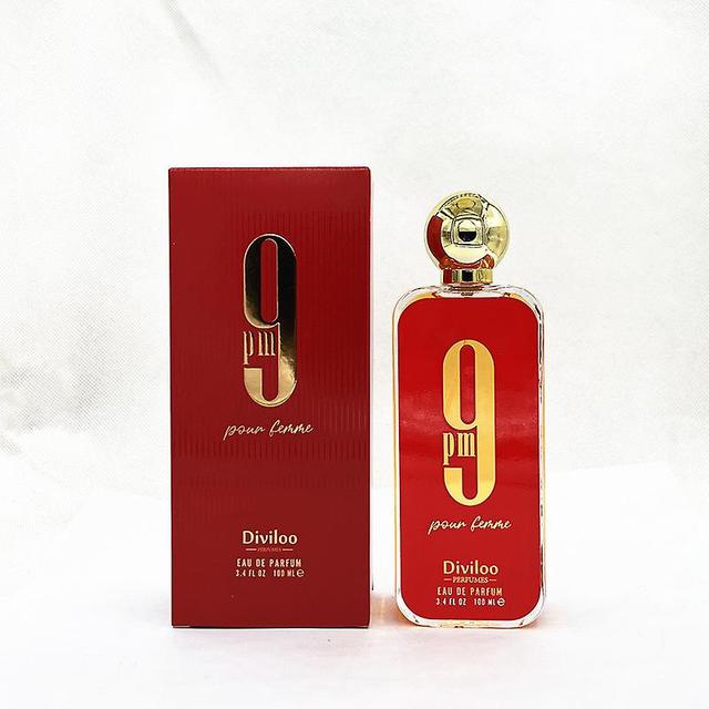 AFNAN 9 PM voor mannen Eau de Parfum Spray, 3.4 Ounce Rood on Productcaster.