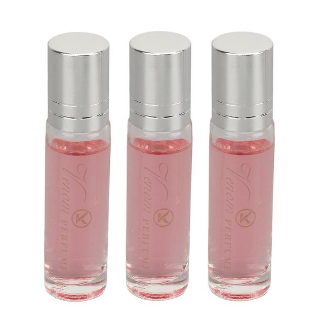 Ruikalucky 3 stk 10ml feromon rollerball parfyme langvarig feminine feromoner infundert rulle på parfyme on Productcaster.