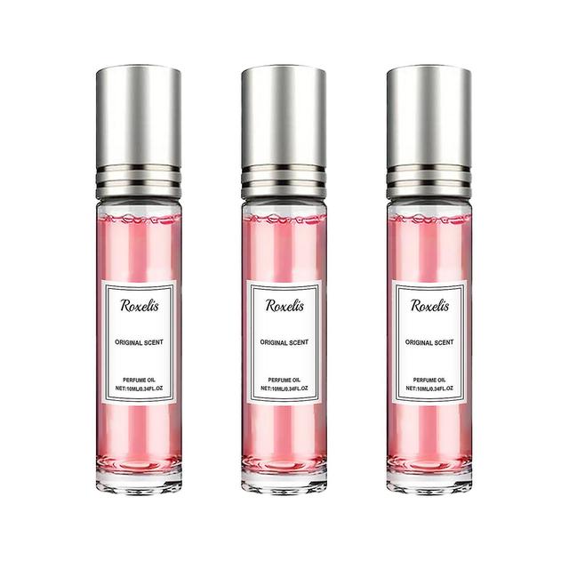 1/3/5pcs Rose Pheromone Perfumes Oil 10ML Refreshing Liquid Scented Fragrance for Women Men Dating Shopping 3pcs on Productcaster.