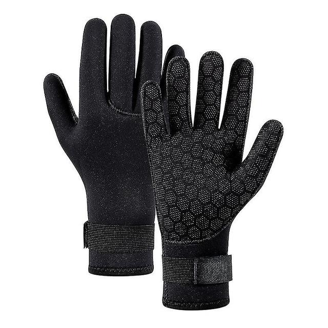 Gants de plongée 3mm (S [convient une largeur de paume de 7,5-8]), noprne antidrapant et chaud, adapt la plongée sous-marine, l'apné et la natat on Productcaster.