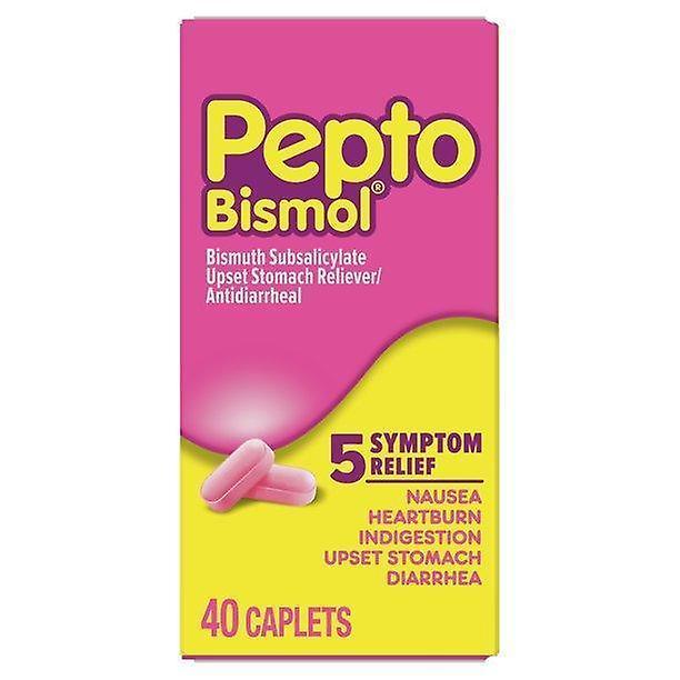 Pepto bismol 5 symptoom maagverlichting caplets, 40 ct on Productcaster.