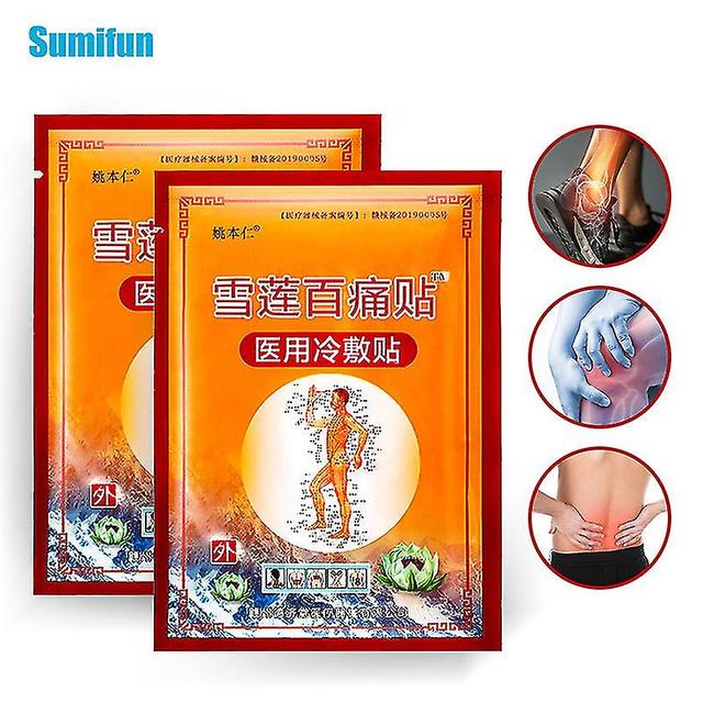 Schan 8pcs/bag Arrival Chinese Pain Relief Patch Medicated Plaster Paste Relaxing Muscle Tens Stimulator Shoulder Body Massage on Productcaster.