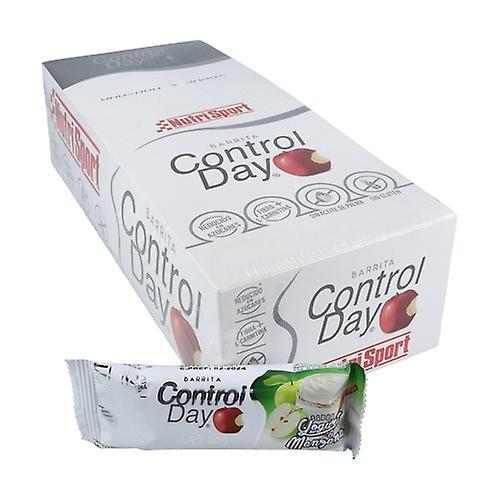 Nutrisport Box of control day yogurt-apple bars 28 bars of 44g (Apple - Yogurt) on Productcaster.