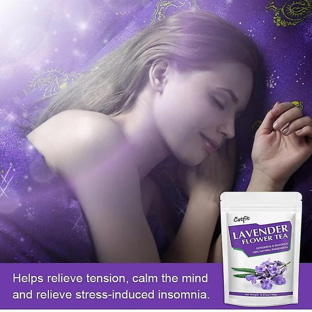 Visgaler Organic Nature Lavender Extracts Tea Relax The Pressure&help Sleep Fragrant Sachet Diy Raw Materials 50G on Productcaster.