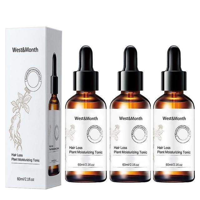 3pcs Ginseng Extract Fast Hair Growth Loss Serum Essential Oil Anti Preventing Hair Loose on Productcaster.