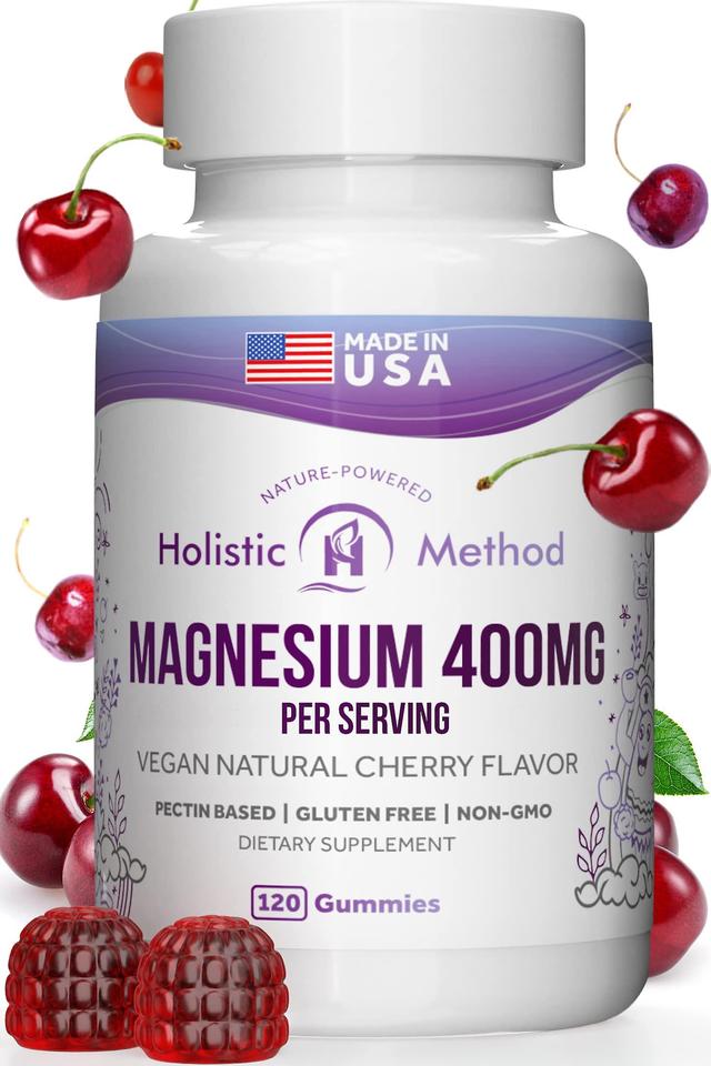 Holistic Method Magnesium gummies supplement for adults and kids - 400mg per serving - 120 vegan gummies on Productcaster.