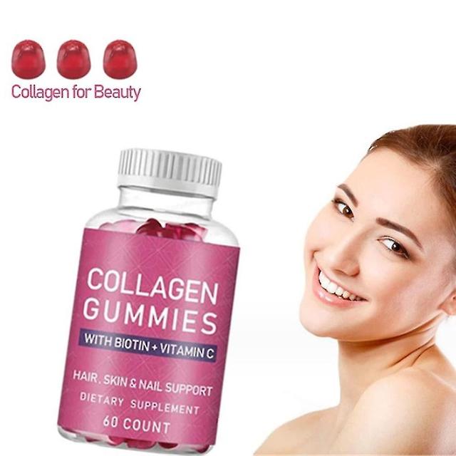 Collagen Biotin Gummies For Hair,skin,nails,premium Collagen Vitamin Supplement_HQ on Productcaster.