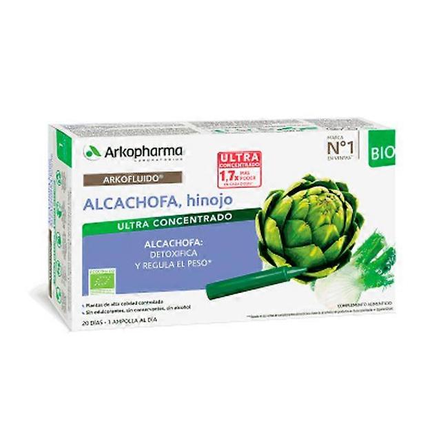 Arkopharma arkofluido artichoke fennel 20 drinkable ampoules on Productcaster.