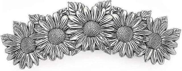 Barrettes vintage pour femmes (Argent - Tournesol)Barrettes celtiques pour cheveux pais et fins Barrettes rtro pour cheveux Accessoires de coiffur on Productcaster.