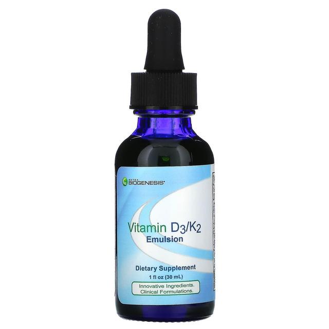 Nutra BioGenesis, Vitamin D3/K2 Emulsion, 1 fl oz (30 ml) on Productcaster.