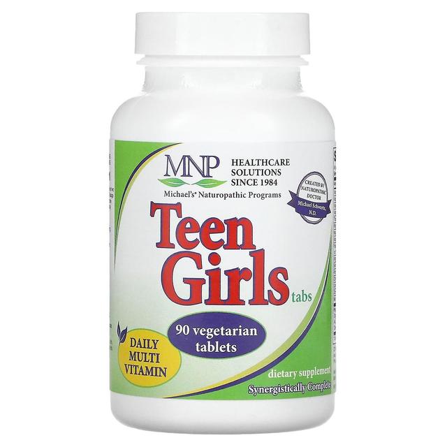 Michael's Naturopathic, Teen Girls Tabs, Multivitamínico Diário, 90 Comprimidos Vegetarianos on Productcaster.