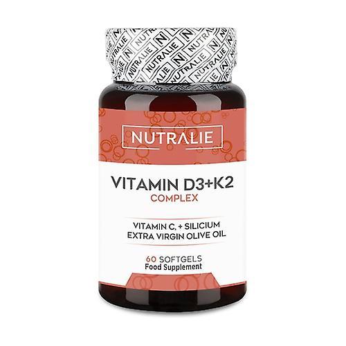 Nutralie Vitamin D3+K2 complex 10000 IU 60 capsules on Productcaster.