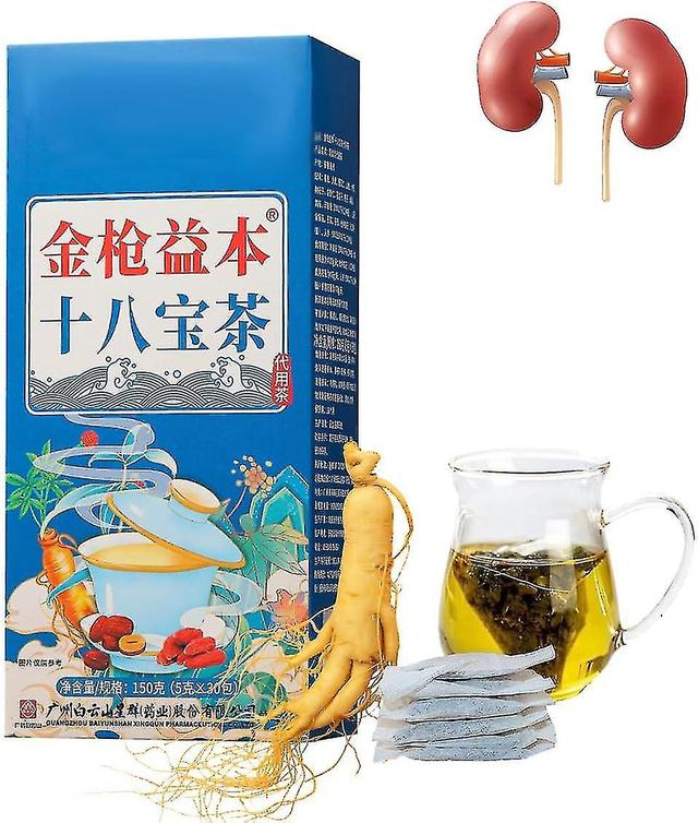 Mike Daily Liver Nourishing Tea Men's Health Kidney Tea Bags, 18 Flavors Liver Care Tea Organic Kidney Tea For Total Health_a 1 Box on Productcaster.