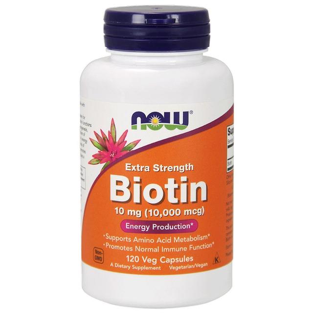 Now Foods, Biotin, 10,000 mcg, 120 Veg Capsules on Productcaster.