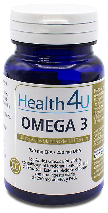 Health 4U Hälsa 4U Omega 3 30 Softgels på 1400 mg 60 gr on Productcaster.